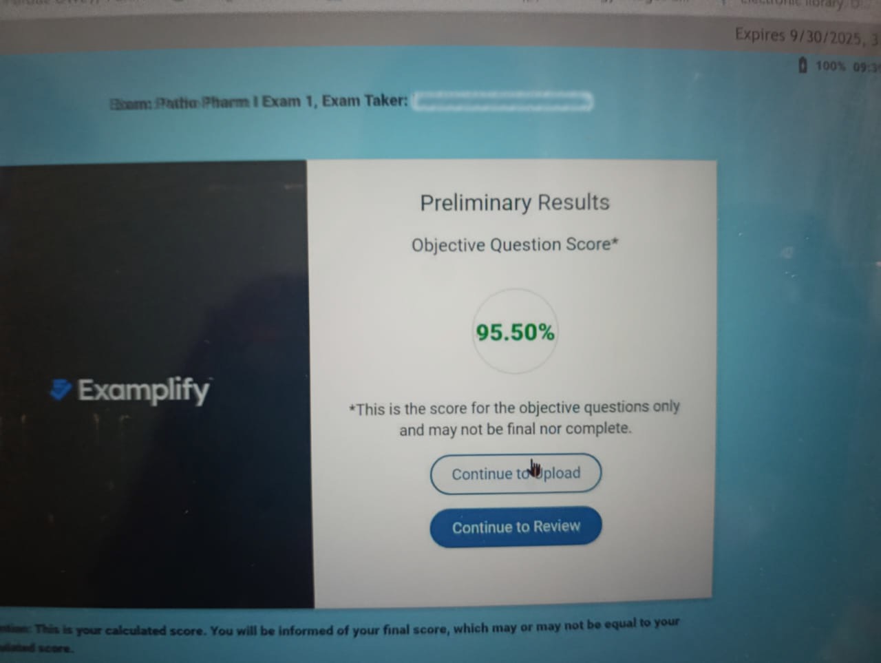 take my proctored exam
